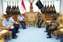 Kapuspen TNI Kunjungi Kasau Awali Program Kerja 100 Hari Pertama