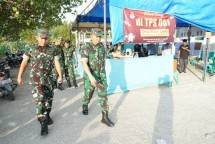 Pastikan Pemilu Aman dan Damai, Danrem 012/TU Tinjau Langsung di TPS 