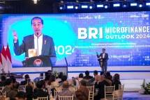 Presiden Jokowi di BRI Microfinance Outlook 2024