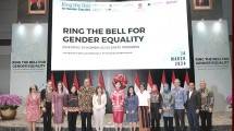 Acara Ring the Bell for Gender Equality di BEI