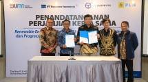 Penandatangan perjanjian kerjasama PT Easterntex dengan PLN