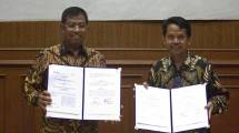 Kepala BPSDMI Kemenperin, Masrokhan sesuai menandatangani kerja sama dengan Malikal Zentrum Institute (MZI)