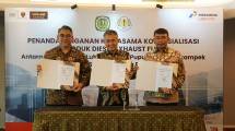 Penandatanganan Nota Kesepahaman/Memorandum of Understanding (MOU) untuk Project Kerja sama Komersialisasi Produk Diesel Exhaust Fluid (DEF)