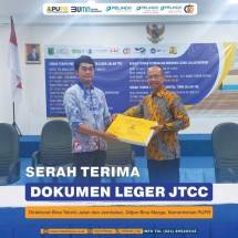 Badan Usaha Jalan Tol Sampaikan Serah Terimakan Dokumen Leger JTCC PT CTP Tollways