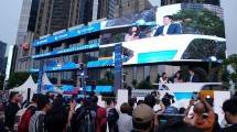 LED Ikonik di Gedung Bursa Efek Indonesia