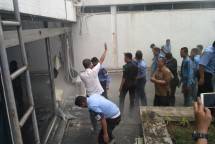 Kebakaran Ruang Pansus DPR (foto-Sindonews.com)