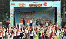 Toast minum Segar Dingin SD C-1000 bersama Bupati Kabupaten Bandung.