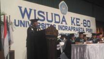 Unindra Gelar Wisuda ke 60 Lulusankan 1.081Wisudawan, di Gedung Sasono Utomo Taman Mini Indonesia Indah, Rabu (15/11/2017)