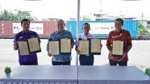 Prosesi Penandatanganan Nota Kesepahaman KAI Logistik dengan Gobel Group