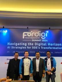 Kementerian BUMN Mengumumkan Fordigi Summit 2024 Navigating The Digital Horizon - AI Strategis untuk Transformasi SOE&rsquo;s 