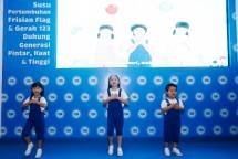 Frisian Flag dan Gerak 123 Dukung Generasi Pintar, Kuat dan Tinggi 
