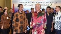 Presiden Jokowi dan Mantan PM Malaysia Najib Razak usai menghadiri Rundingan Tahunan ke 12 Indonesia-Malaysia (ist)