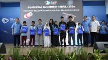 Lewat Kampanye #SetiapKilometerBerarti, Bluebird Salurkan 64 Ribu Beasiswa ke Anak Keluarga Besar Bluebird