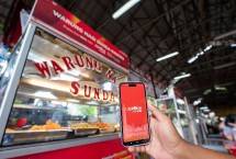 Pembayaran di Warung Nasi menggunakan Jakone
