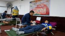 Donor darah PT NHM di area tambang Gosowong.