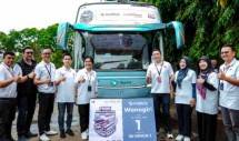 Indibiz berangkatkan pelanggan setia dalam program mudik gratis bumn 2025.