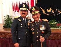 Panglima TNI Marsekal Hadi Tjahjono bersama Kapolri Tito Karnavian (Foto Dok Industry.co.id)