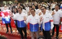 Direktur Utama BTN Nixon LP Napitupulu (kiri) mengatakan, ajang marathon tahunan BTN JAKIM dinilai berdampak positif pada pertumbuhan bisnis BTN, terutama dari sisi peningkatan jumlah pengguna dan transaksi Super App andalannya, yakni Bale by BTN. 