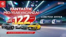 MG Motor Indonesia menghadirkan promosi spesial terbatas bertajuk &ldquo;Fantastic Mid-Year Vaganza&rdquo; untuk model Internal Combustion Engine (ICE) dan Hybrid Electric Vehicle (HEV), dengan total keuntungan lebih dari Rp100 juta. 