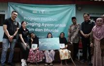 Bantu Peternak Lokal dan Gizi Keluarga Yatim Dhuafa , PT ADM Indonesia Distribusikan Ayam Segar di Bogor