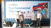 Direksi dan Komisaris Melepas Kontainer Produk Ekspor PT Deca Metric Medica (DMM) ke Kamboja dan Timor Leste