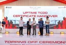 Penyerahan Sertifikat Uptime Institute Tier-3 Certification of Design Documents (TCDD) untuk fasilitas Hyperscale Data Center (HDC) NeutraDC-Nxera Batam yang berlangsung di Batam, pada Kamis, (30/10)