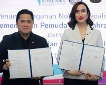 Penandatanganan Nota kesepahaman antara Kementerian Pariwisata bersama Kementerian Pemuda dan Olahraga 