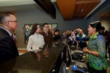 Menteri Pariwisata (Menpar) Widiyanti Putri Wardhana melakukan kunjungan kerja ke Bandar Udara Internasional Soekarno-Hatta.