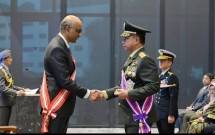 Panglima TNI Agus Subiyanto Terima Penganugerahan Distinguished Service Order (DSO) dari Presiden Singapura 