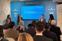 Direktur Utama BRI saat menjadi pembicara di WEF 2026