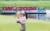 Foto(IWO): Pegolf Thailand, Jaravee Boonchant, tampil sebagai juara Indonesia Women&rsquo;s Open presented by BTN 2026 