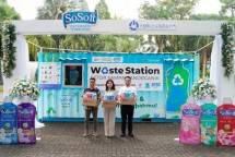 SoSoft meluncurkan kampanye #AlamiSoSoftUntukBumi dengan menghadirkan waste station bersama Rekosistem di Padalarang.