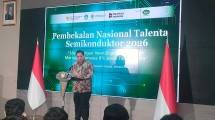 Menko Perekonomian Airlangga Hartarto saat Pembekalan Nasional Talenta Semikonduktor 2026
