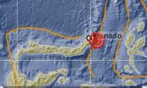 Foto (Ist) Pusat Gempa Sulawesi Utara 