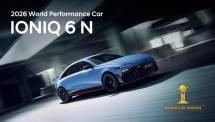  IONIQ 6 N 2026 memenangkan World Performance Car.