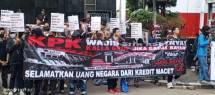 Masih Soal proyek PLTA Poso, Massa Demo di KPK, Desak Sita Aset Kalla Group Jika Gagal Baya Pinjaman Bank Himbara