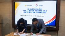 Penandatanganan Perjanjian Kerja Sama antara KB Bank dan PT ECS Indo Jaya