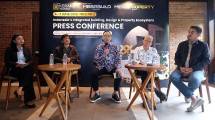 Konferensi pers Megabuild, Keramika, dan Megaproperty 2026