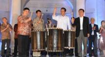 Peresmian revitalisasi Kota Tua oleh Jokowi