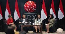 Peluncuran hasil sensus IDX200 yang digelar di Main Hall BEI, Jakarta, Senin (15/6),