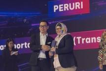 Direktur Digital Business PERURI, Farah Fitria Rahmayati (kanan), dalam ajang BRAVO 500 Summit 2026 yang diselenggarakan oleh XLSMART for Business di Jakarta, (11/6/2026).