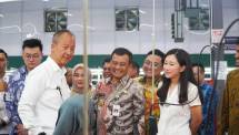 Menteri Perindustrian Agus Gumiwang Kartasasmita saat berada di Kawasan Industri Kendal