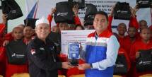 Peluncuran kerja sama Program Enduro Home Service (EHS) dan sosialisasi product knowledge yang digelar di dua SMK di Subang