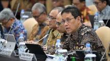 Menkeu Purbaya dalam Rapat Kerja Komite IV DPD RI yang membahas Kerangka Ekonomi Makro dan Pokok-Pokok Kebijakan Fiskal (KEM PPKF) Tahun 2027, Senin (22/6).